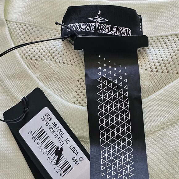 Stone Island x Shadow Project Pullover Sweater - Cotton - Light Green - NWT $450 - Picture 7 of 8